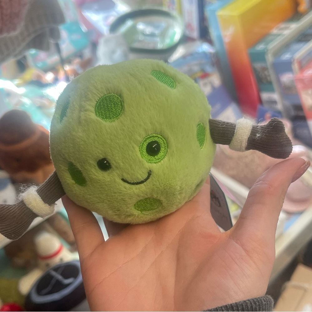 Jellycat nwt authentic pickleball green and brown